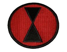 US ARMY SEVENTH 7TH INFANTRY DIVISION ID PATCH HOURGLASS BAYONENT VETERAN picture