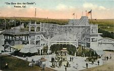 Venice California Amusement Race thru Clouds Western C-1910 Postcard 21-10474 picture