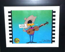 Warner Bros Cel Daffy Duck Sound Please Chuck Jones Signed Rare Animation Art picture