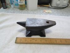Small Unmarked Anvil w/ Hardie Hole - 6Lb 5OZ - 8