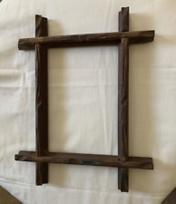 Antique Adirondack Wood Picture Frame picture