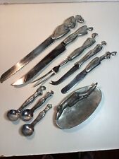 Vintage Lot Carrol Boyes Pewter Serving Pieces and Small Tray picture