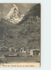 Postcard - Zermatt Switzerland - Southern View of Cervin Matterhorn picture