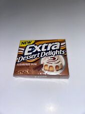Extra Dessert Delights Cinnamon Roll Chewing Gum sealed New RARE picture