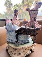 capodimonte figurine made in italy Classical Pianist And Violinist picture