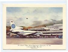 Pan American Menu Clipper National Eagle Caracas 1st Flight 1980 Lockheed 1011 picture
