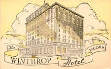 Winthrop Hotel, Tacoma, Washington, industrial hub, sightseeing Postcard picture