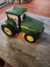 John Deere Tractor Ceramic Gibson Cookie Jar 2000 Collector Item Great Condition picture