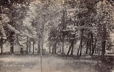 RPPC Lakeview Ohio Lyons Camp Ground Indian Lake Cabins Photo Vtg Postcard X6 picture