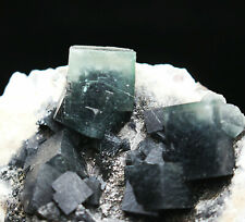 WOW Rare Transparent Green Cube Fluorite Crystal Mineral Specimen/China picture