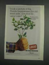1985 Monsanto Lasso Ad - I took a picture of this Florida beggarweed picture