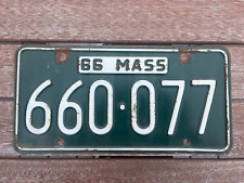 1966 Massachusetts License Plate 660 077 picture