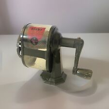 Vintage 1930’s Giant Pencil Sharpener Desk Or Wall Mount Cast Iron Base picture