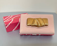 Vintage Beautiful Estée Lauder Golden Bow solid perfume compact from 1987 picture