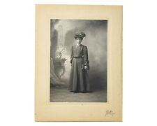 CDV Gibson Girl Photo Studio Portrait Carte De Visite Cabinet Antique c. 1900 picture