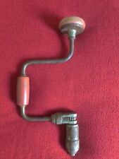Vintage Hand Drill Auger Bit Brace - Woodworking Tool picture