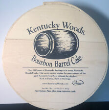 Kentucky Woods Bourbon Barrel Cake WOOD ROUND BOX (50 oz.) G picture