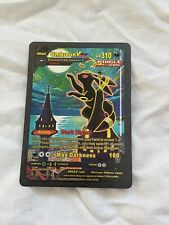 Umbreon Vmax Moonbreon Alt Art Rare Pokemon TCG Black Gold Metal Foil Card picture