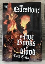 The Question The Five Books of Blood 2008 DC Hardcover - NEW NEVER READ picture