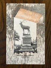 ANTIQUE POSTCARD  ELK'S LOT  EDSON CEMETERY LOWELL, MASS  POSTED OCT 25, 1907 picture