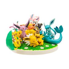 Eevee Family Evolution Pokemon Statue Figure Umbreon Glaceon Espeon Jolteon Toys picture