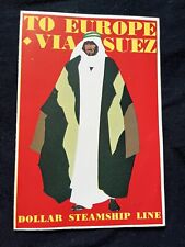 1920’s Dollar Steamship Line Brochure - To Europe via The Suez Canal picture