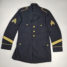 Vtg Saco Military Uniform Size 41 Regular Black US Army S Abrahams And Co Defect picture