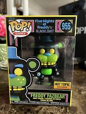 Funko Pop Freddy Fazbear #955 Five Nights at Freddy's Black Light HOT TOPIC 🔥 picture