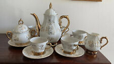 Beautiful Vintage white and gold Teaset  Made In Japan - 16 piece picture