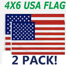 4x6 FT Outdoor Embroidered American Flag Made in USA Luxury Embroidered Star US picture