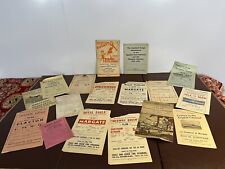 1940's & 50's Railway Booklet Station Excursion Hand Bills picture