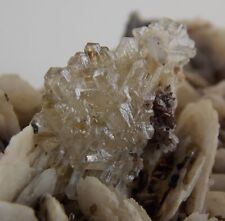 CERUSSITE CRYSTALS on BARITE - 4.7 cm - S and O CLAIMS, ARIZONA 28344 picture