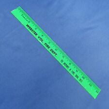 Vintage Ruler - Webster NY Volunteer Fire Department - Fire Safety Rules picture