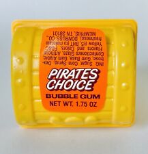 Vintage 1982 Donruss PIRATES CHOICE Treasure Chest Bubble Gum 2” Candy Container picture