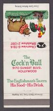 The Cock'n Bull 9170 Sunset Blvd Hollywood CA matchcover picture