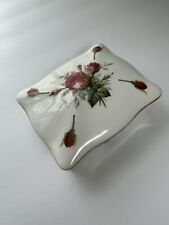 Vintage by Hammersley Bone China Made in England Rose Trinket Box picture