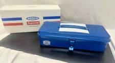Supreme TOYO Japan Steel T-320 Toolbox - Blue *New in Box* picture