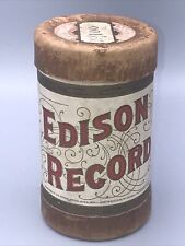 Edsion Cylinder Record Box only vintage early 1900’s Ex. Cond 4.5 “ High Rare picture