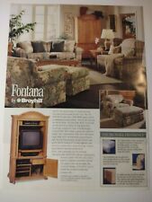 Broyhill Fontana Furniture Upholstery Living Room Vintage 1990s Print Ad picture