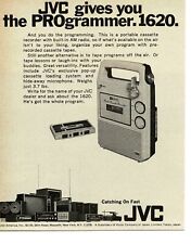 1969 JVC 1620 Portable Cassette Player Recorder Vintage Print Ad picture