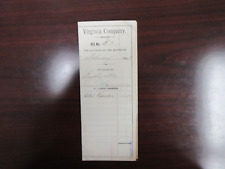1893 Virginia Company Bill / Invoice Ephemera - RB2458 picture