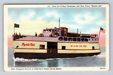 New Put In Bay Passenger And Auto Ferry, Ship, Transportation, Vintage Postcard picture