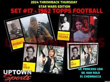 2024 Throwback Thursday Star Wars Edition Set #17 - 1962 Topps Football -Presale picture