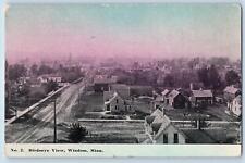 c1920's Birds Eye View Windom Minnesota MN Dirt Road Residential Area Postcard picture