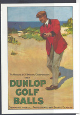 Great Britain: Golf Advertising on postcard, Dunlop Golf Balls and BOVRIL. picture