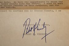 ROBERT F KENNEDY Hand SIGNED Typewritten Letter 05/10/1968 US SENATOR Letterhead picture