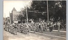 HIGH SCHOOL MARCHING BAND richland center wi real photo postcard rppc wisconsin picture