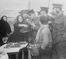French women selling food to British troops Etaples World War I WWI 8x10 Photo picture