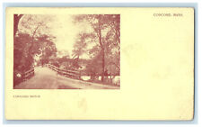 c1900s Concord Bridge Concord Massachusetts MA PMC Unposted Postcard picture
