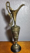 Pr 19 C Aesthetic Neoclassical Woman Figural Pitcher Mantle Vase Ewer picture